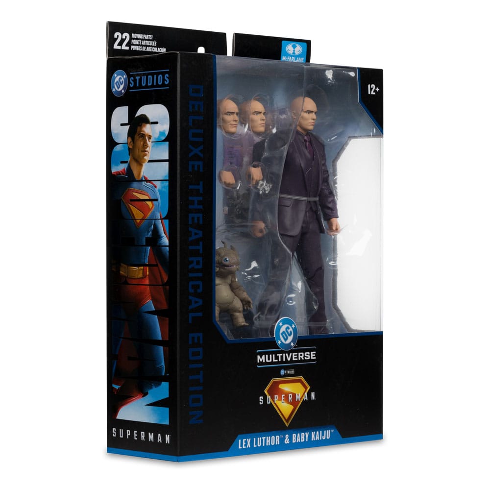 McFarlane Toys DC Superman (2025) Lex Luthor Multiverse Deluxe (Theatrical Edition) With Baby Kaiju Actionfigur