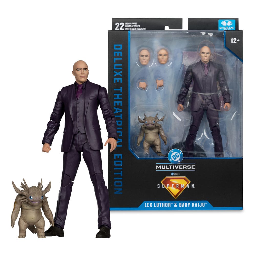 McFarlane Toys DC Superman (2025) Lex Luthor Multiverse Deluxe (Theatrical Edition) With Baby Kaiju Actionfigur