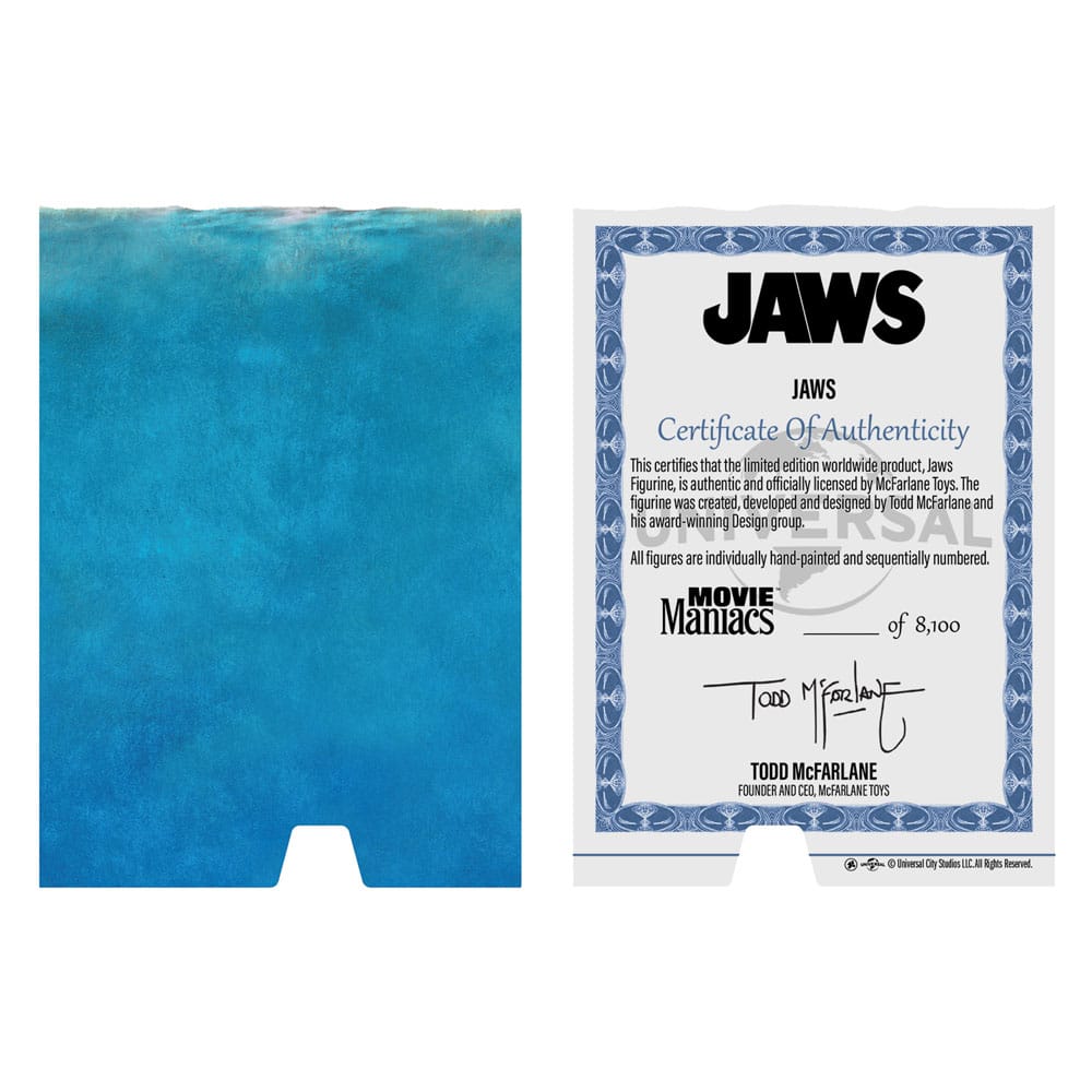 McFarlane Toys Der weiße Hai Jaws (50th Anniversary) Movie Maniacs Statue