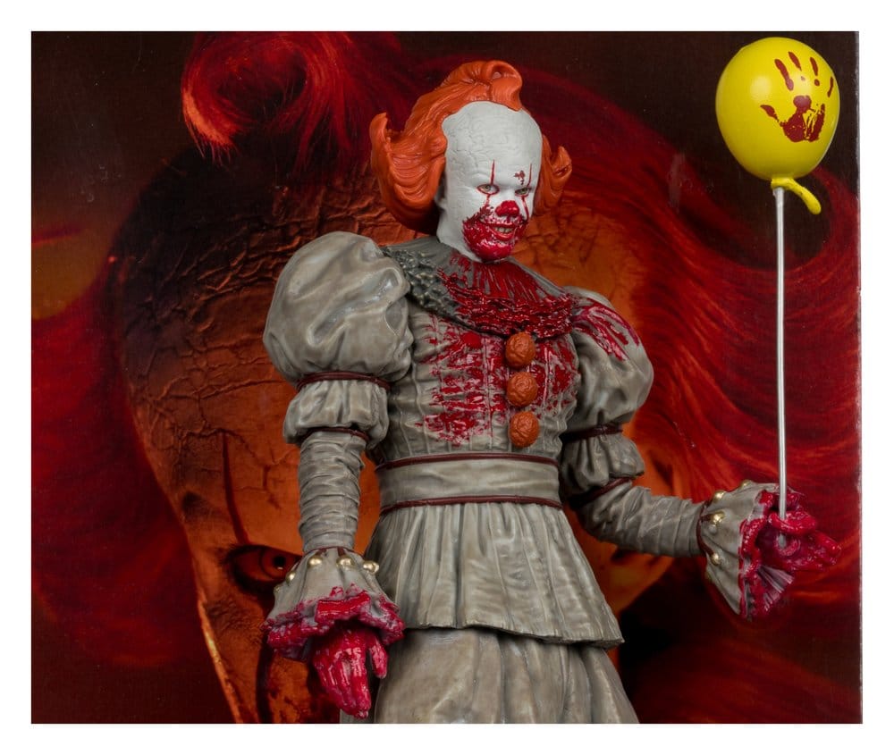 McFarlane Toys Es Welcome To Derry Pennywise Movie Maniacs (Bloody) Figur