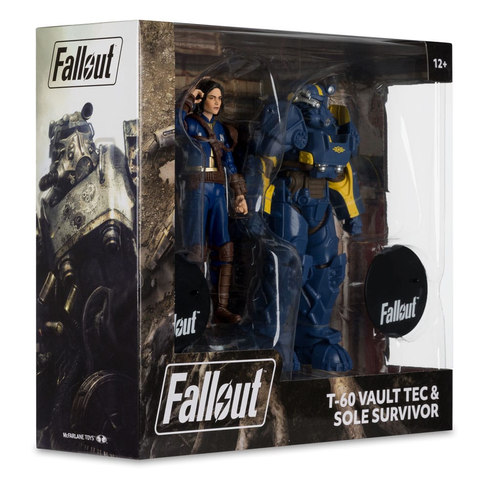 McFarlane Toys Fallout 4 T-60 Vault Tec Sole Survivor 2er-Pack Statue