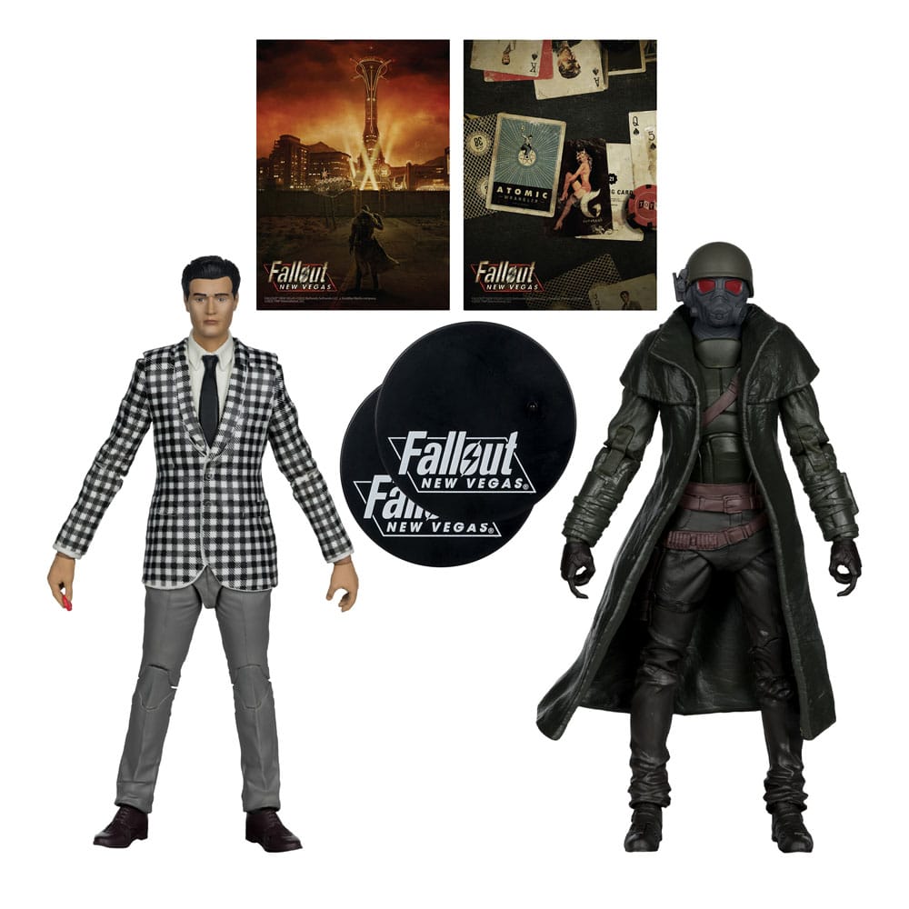 McFarlane Toys Fallout New Vegas Riot Ranger Armor Benny Survivor 2er-Pack Statuen