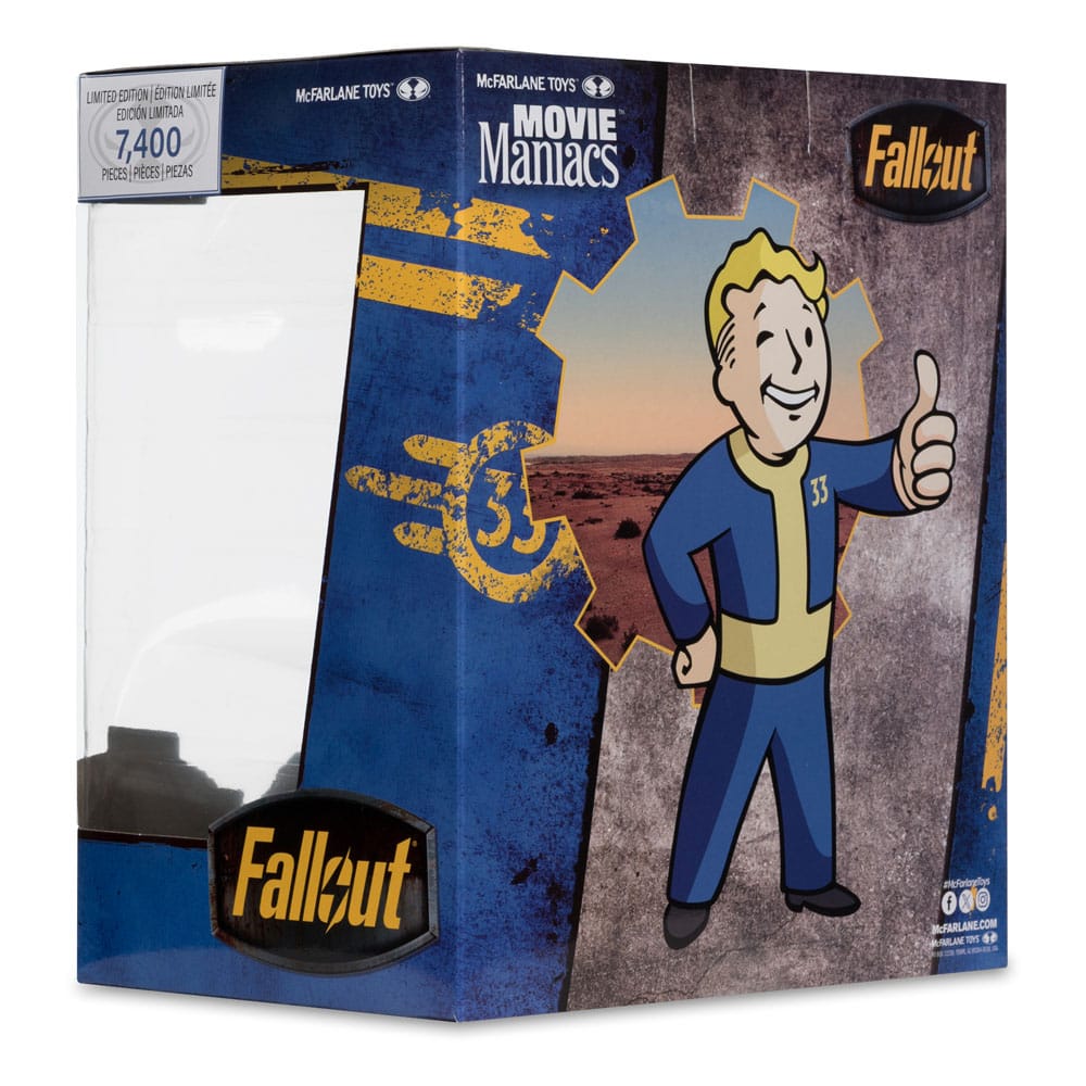 McFarlane Toys Fallout Vault Boy Version 3 Movie Maniacs Statue