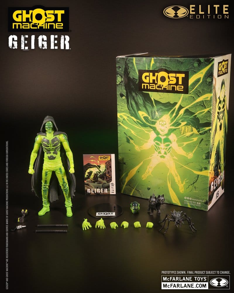 McFarlane Toys Ghost Machine Geiger McFarlane Elite Edition Deluxe Actionfigur