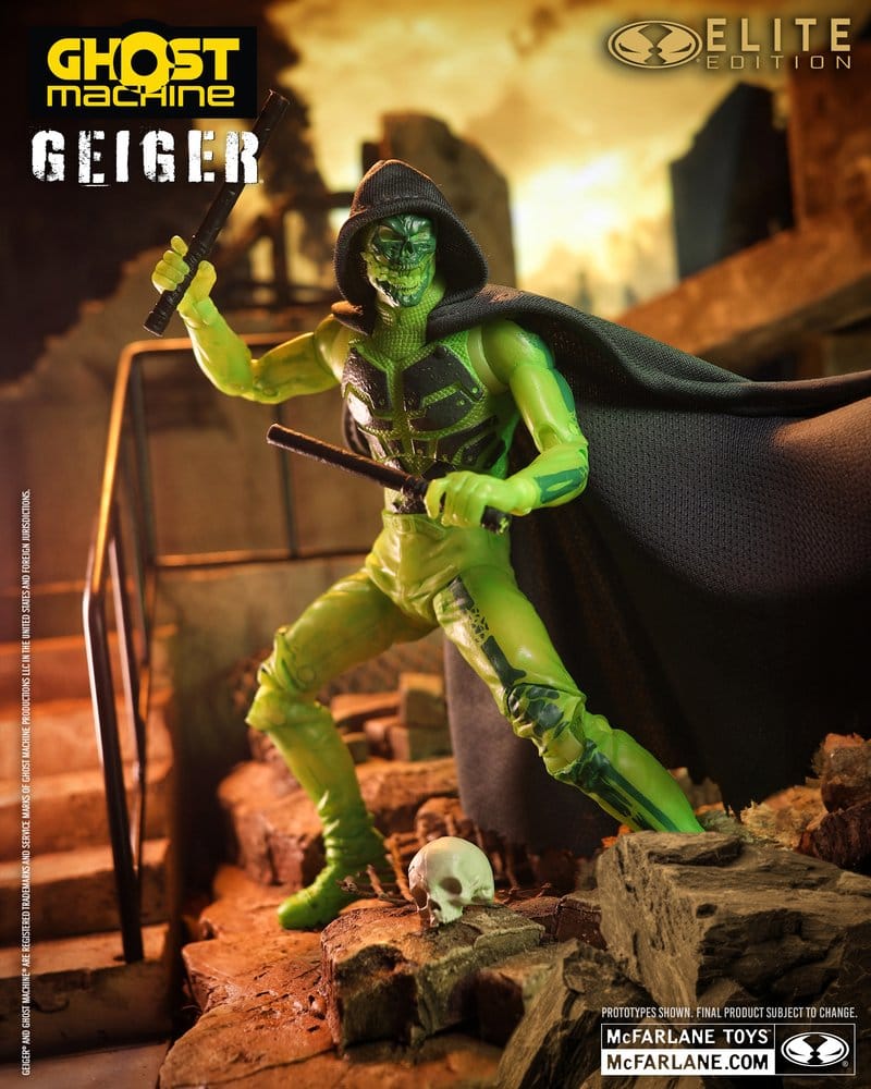 McFarlane Toys Ghost Machine Geiger McFarlane Elite Edition Deluxe Actionfigur