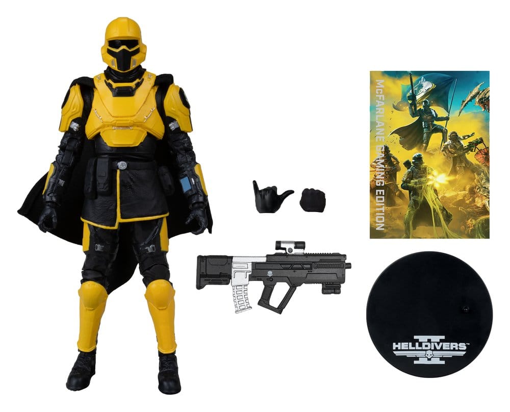 McFarlane Toys Helldivers T4-40 Gold Eagle McFarlane Gaming Edition Actionfigur