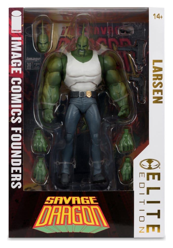 McFarlane Toys Image Comics Founders Series Savage Dragon McFarlane Elite Edition Actionfigur
