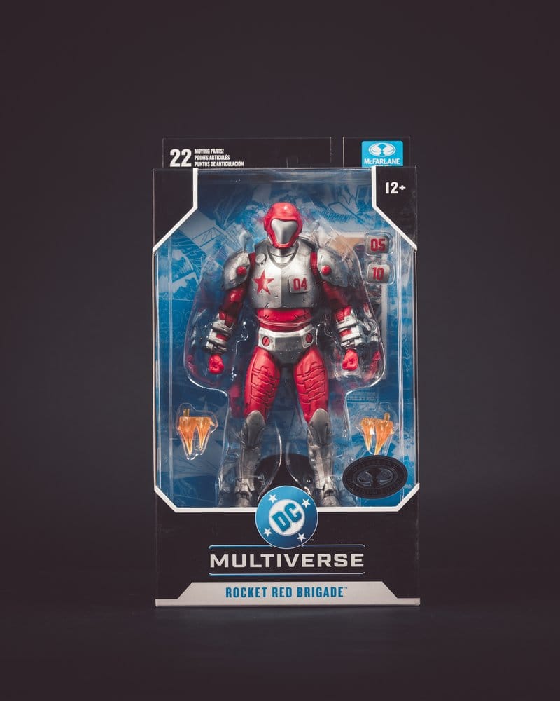 McFarlane Toys Justice League Generation Lost DC Multiverse Rocket Red Brigade Platinum Edition Actionfigur