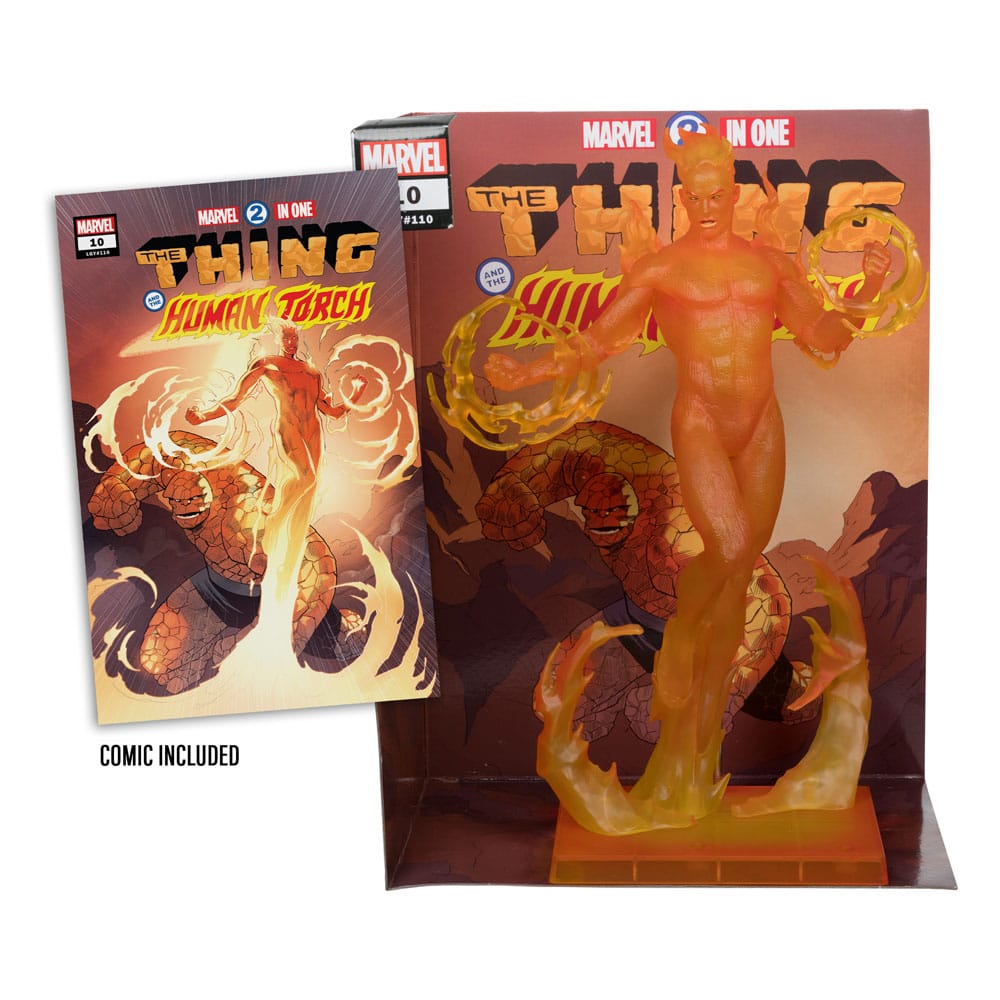 McFarlane Toys Marvel 2 in 1 Human Torch Collectible 1/6 Statue