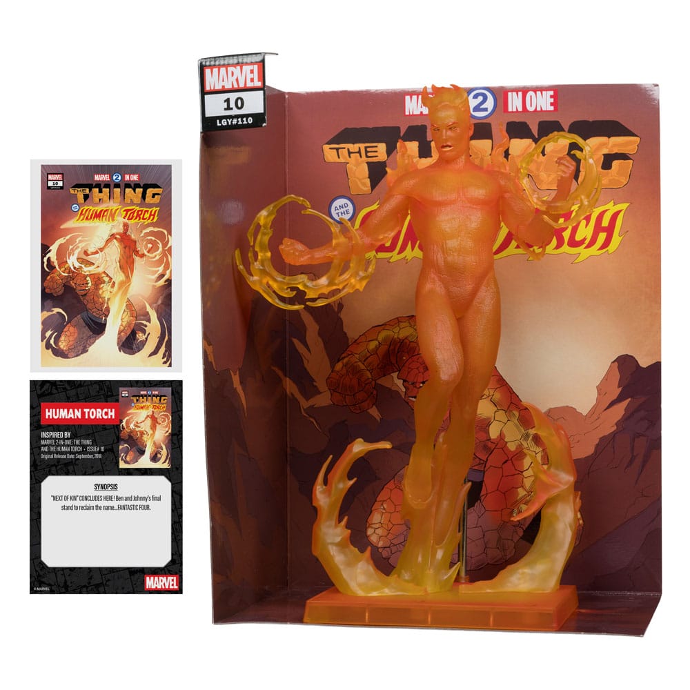 McFarlane Toys Marvel 2 in 1 Human Torch Collectible 1/6 Statue