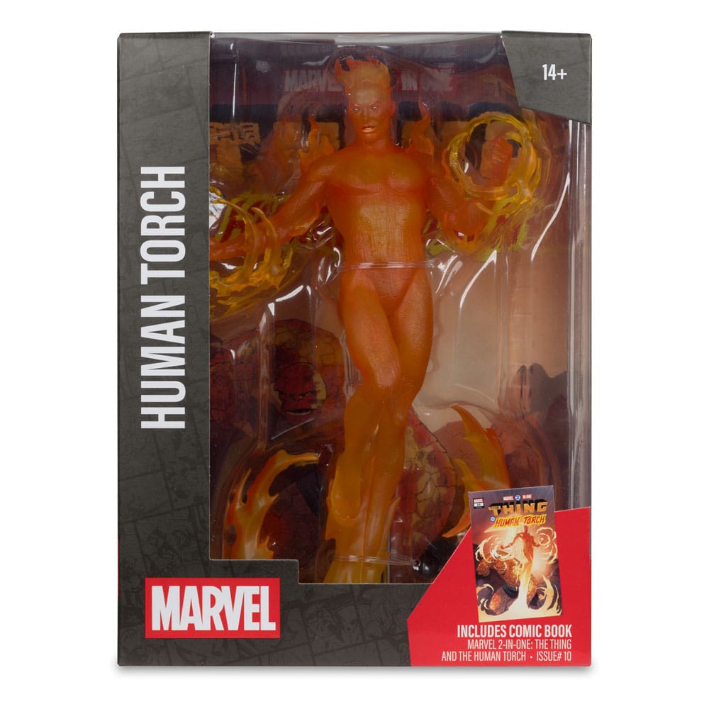 McFarlane Toys Marvel 2 in 1 Human Torch Collectible 1/6 Statue