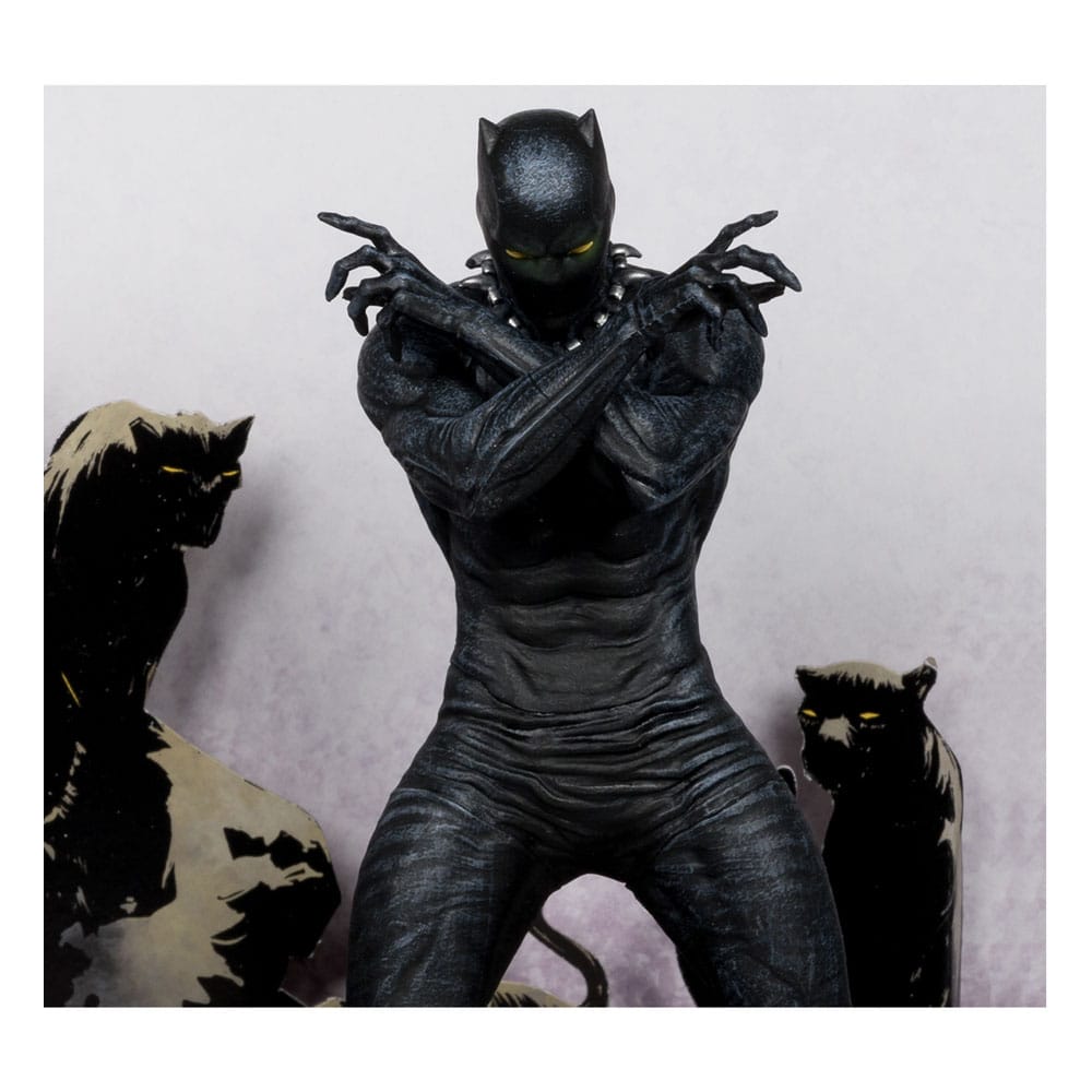 McFarlane Toys Marvel Black Panther Collection Marvel Knights 4 1/10 Statue