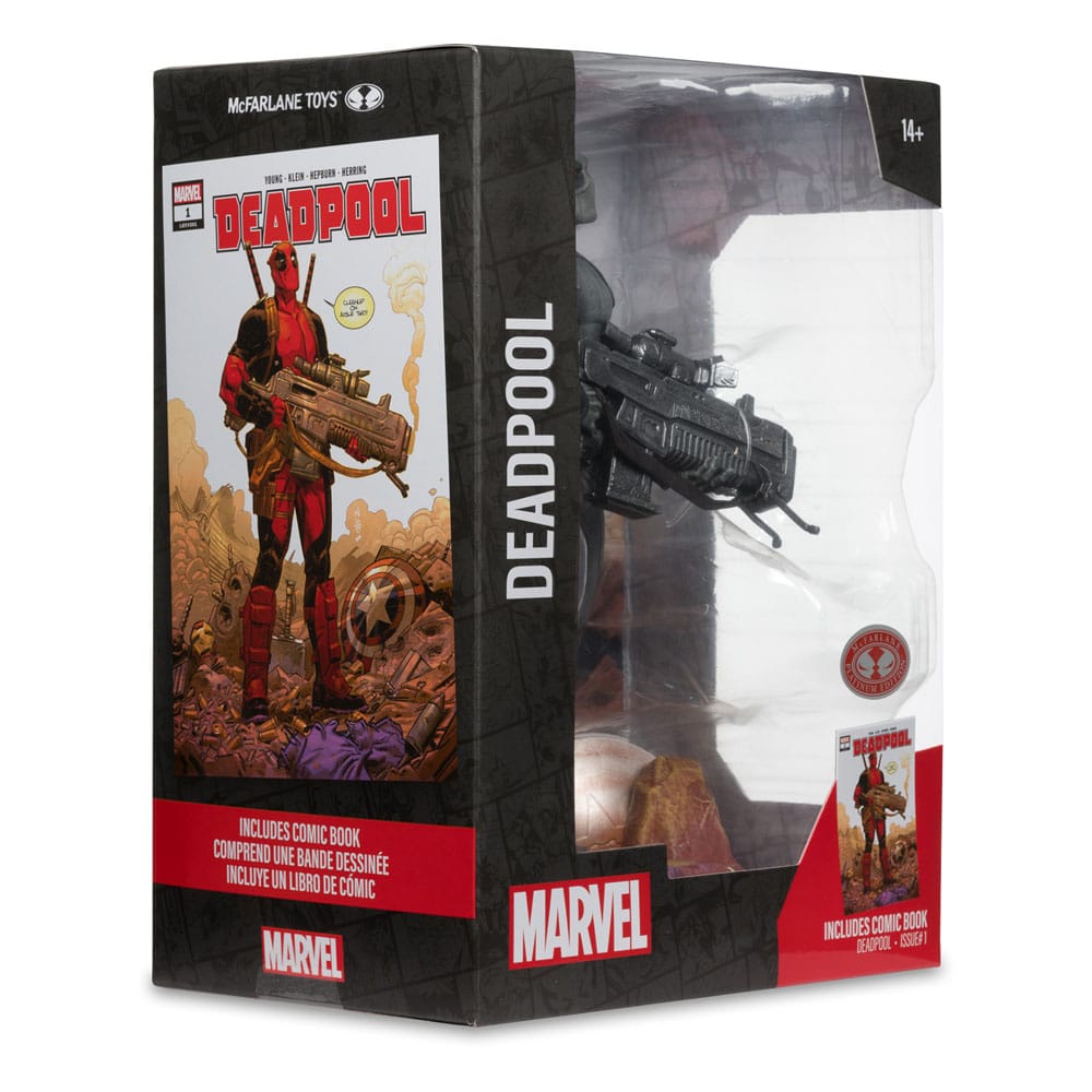 McFarlane Toys Marvel Collection Deadpool Grey Suit Chase 1/6 Statue