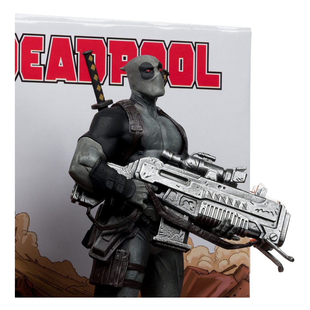 McFarlane Toys Marvel Collection Deadpool Grey Suit Chase 1/6 Statue