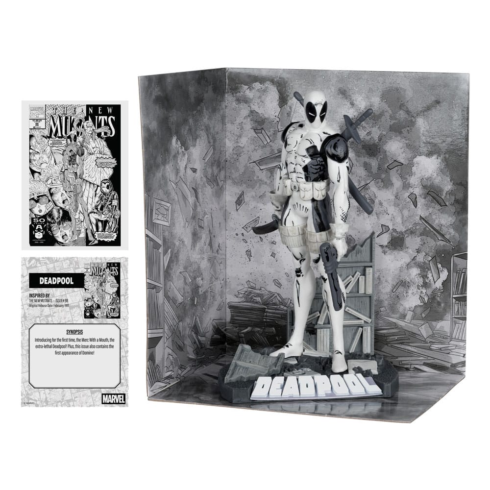 McFarlane Toys Marvel Collection Deadpool The New Mutants Gold Label 1/10 Statue
