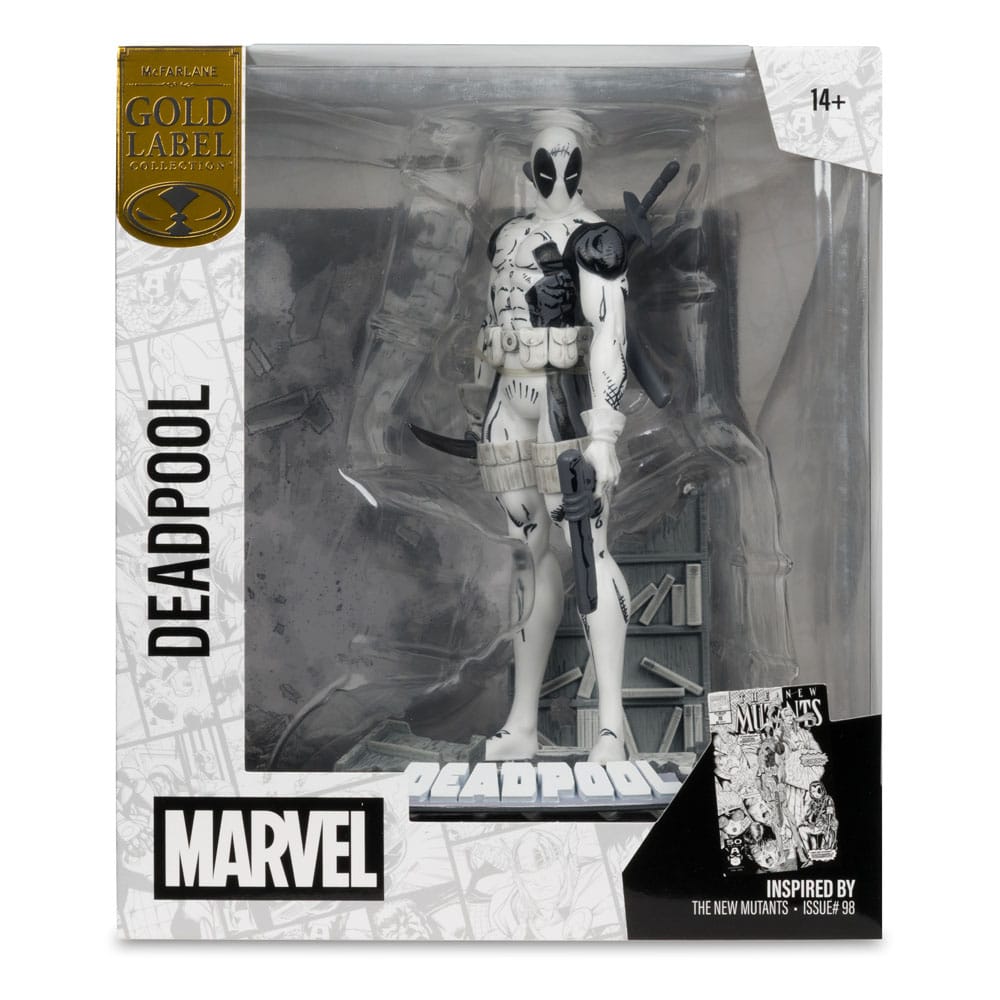 McFarlane Toys Marvel Collection Deadpool The New Mutants Gold Label 1/10 Statue