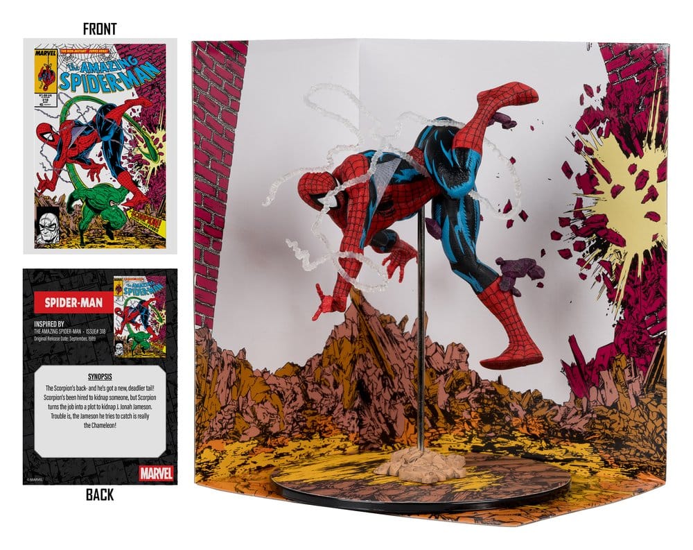 McFarlane Toys Marvel Collection Spider-Man (The Amazing Spider-Man #318) 1/10 Figur
