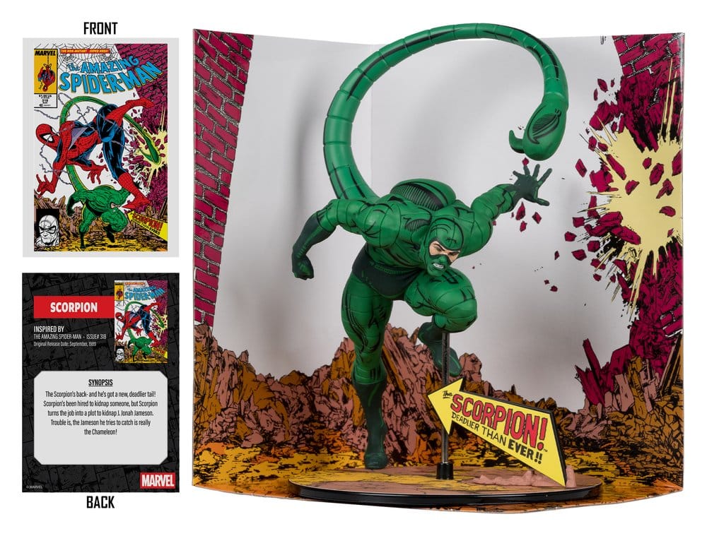 McFarlane Toys Marvel Collection The Amazing Spider-Man #318 Scorpion 1/10 Figur