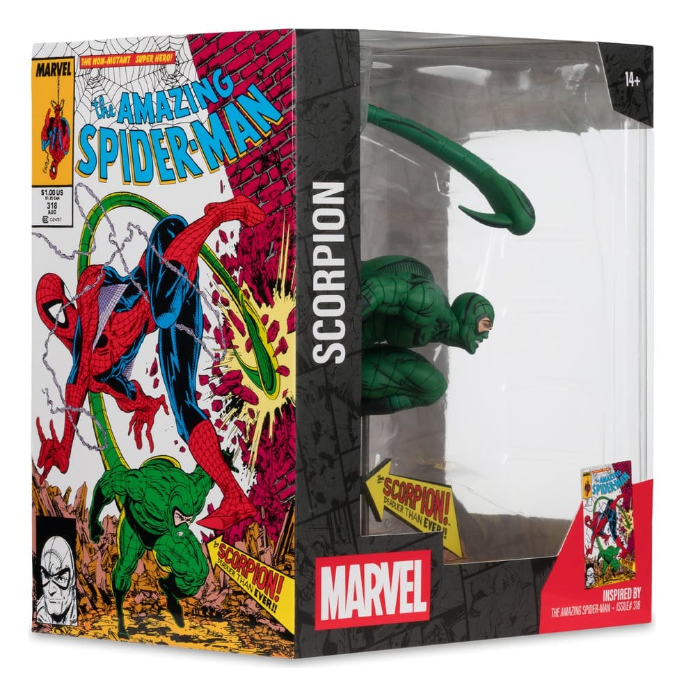 McFarlane Toys Marvel Collection The Amazing Spider-Man #318 Scorpion 1/10 Figur