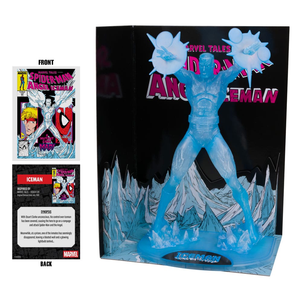 McFarlane Toys Marvel Iceman Marvel Tales Red Platinum Edition 1/6 Statue