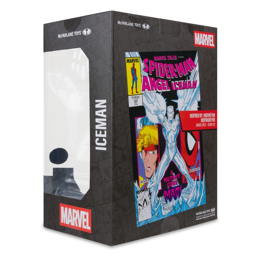 McFarlane Toys Marvel Iceman Marvel Tales Red Platinum Edition 1/6 Statue
