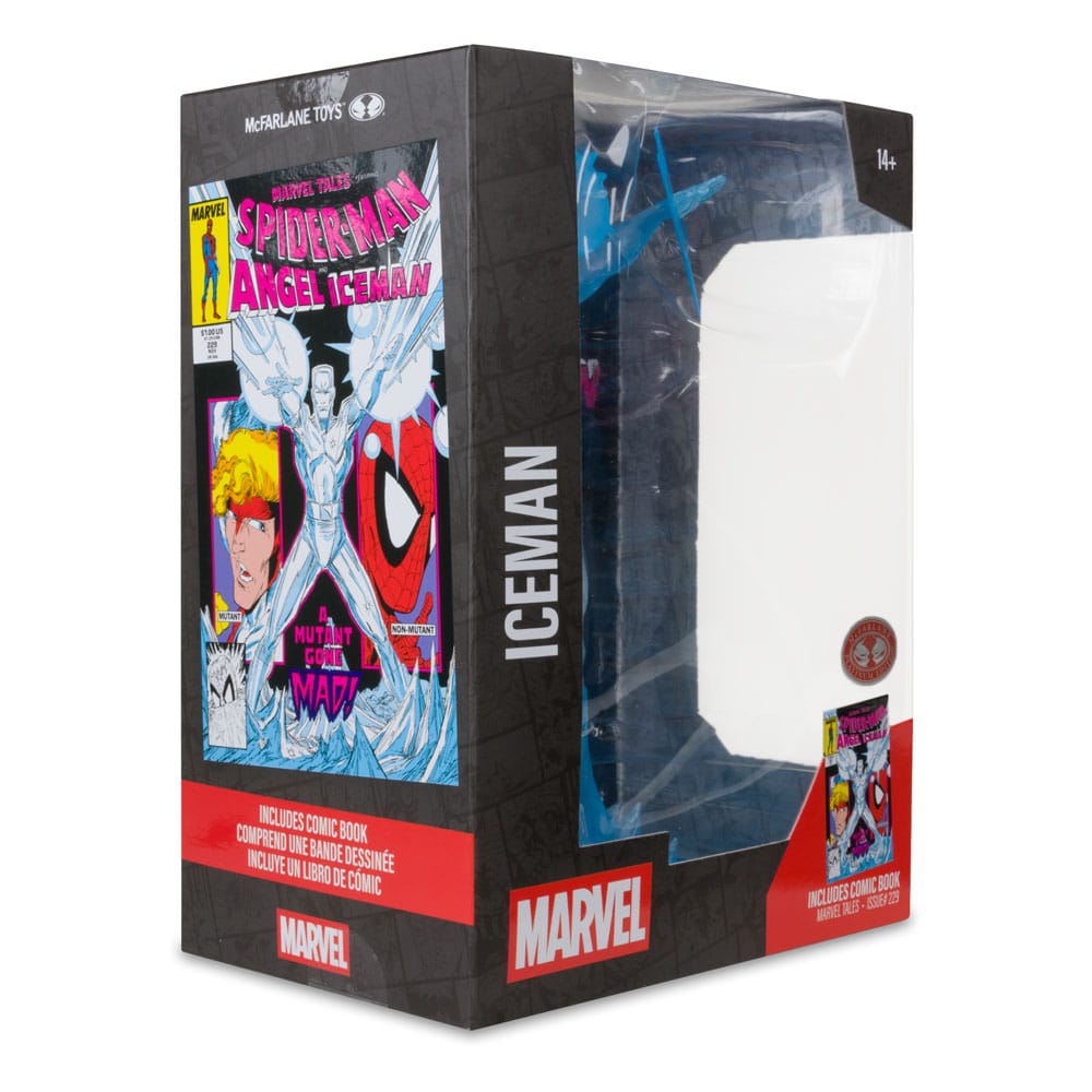McFarlane Toys Marvel Iceman Marvel Tales Red Platinum Edition 1/6 Statue