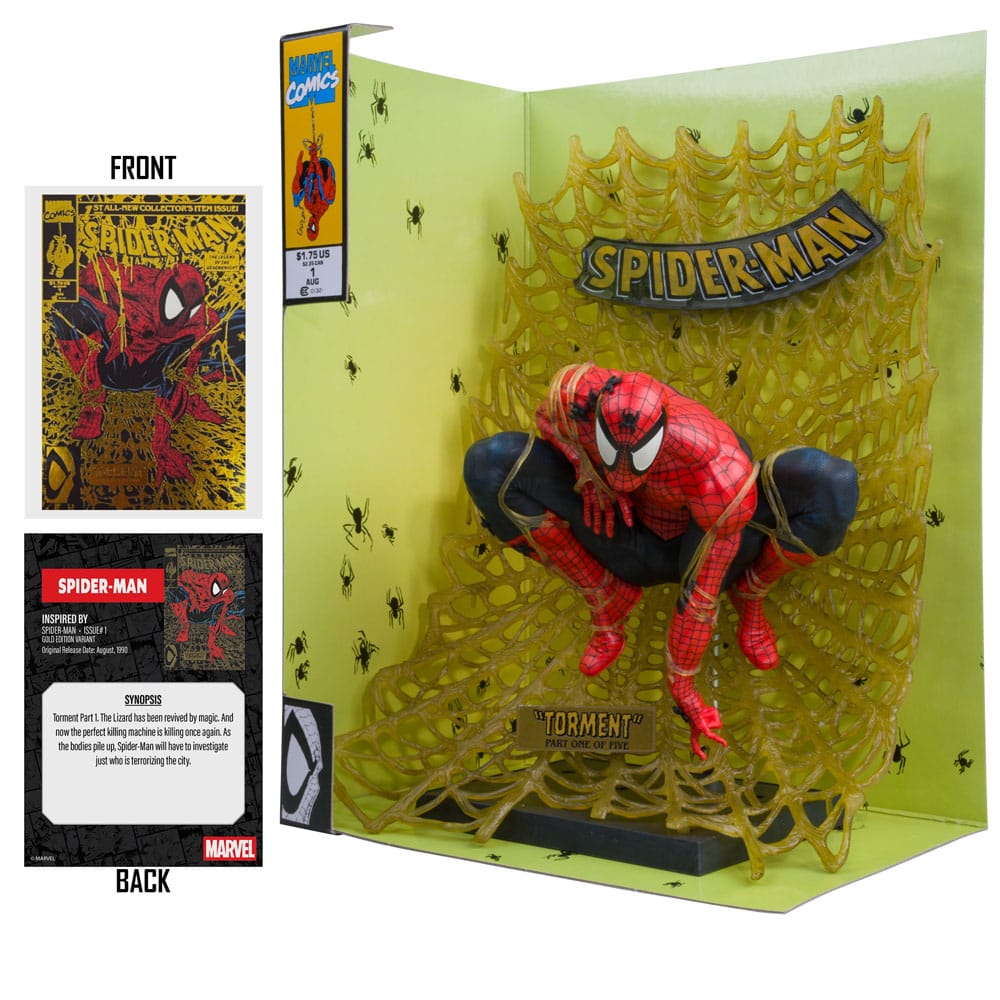 McFarlane Toys Marvel Spider-Man # 1 Gold Edition Gold Label 1/6 Statue