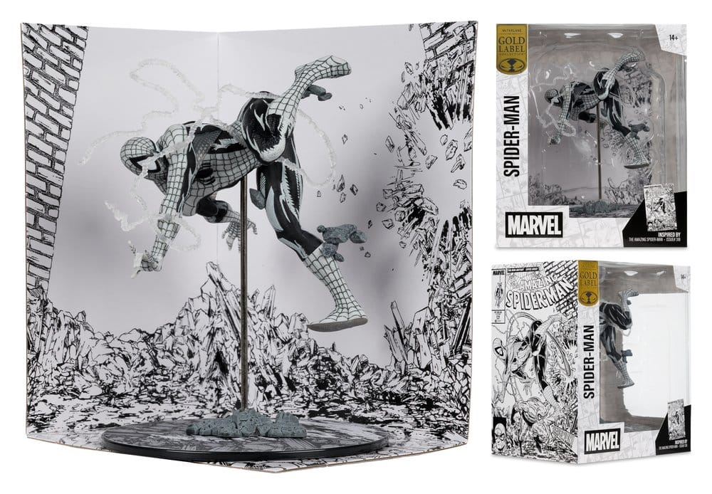 McFarlane Toys Marvel Spider-Man Amazing Spider-Man 318 Gold Label 1/10 Statue