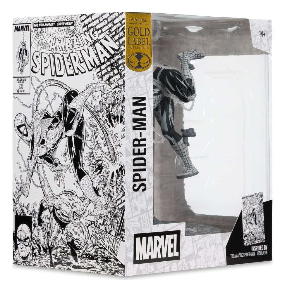 McFarlane Toys Marvel Spider-Man Amazing Spider-Man 318 Gold Label 1/10 Statue