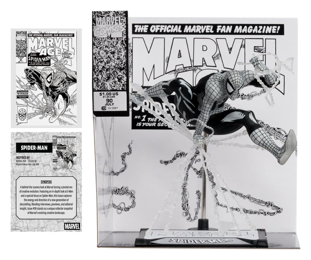 McFarlane Toys Marvel Spider-Man Marvel Age Line Art 1/10 Statue