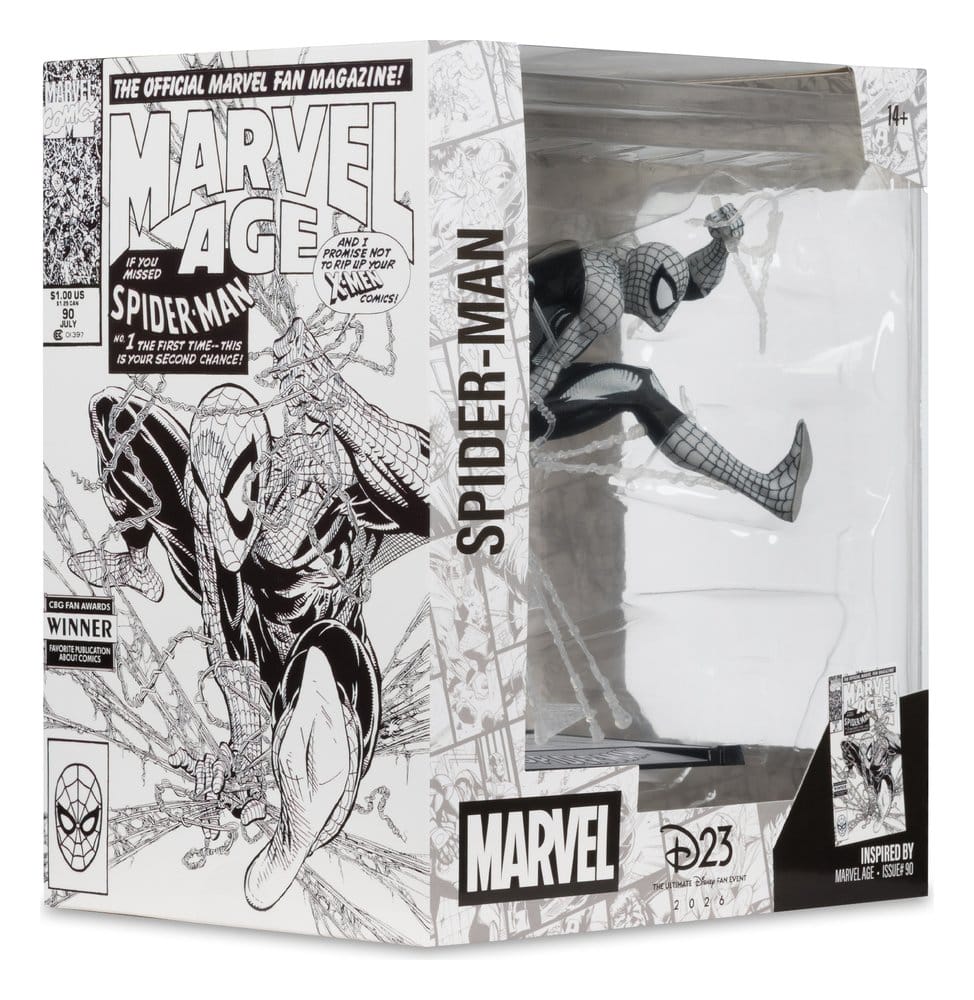 McFarlane Toys Marvel Spider-Man Marvel Age Line Art 1/10 Statue