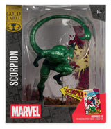 McFarlane Toys Marvel The Amazing Spider-Man 318 Scorpion Metallic Gold Label 1/10 Statue