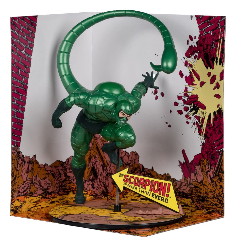 McFarlane Toys Marvel The Amazing Spider-Man 318 Scorpion Metallic Gold Label 1/10 Statue