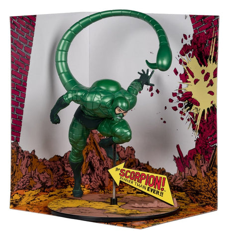 McFarlane Toys Marvel The Amazing Spider-Man 318 Scorpion Metallic Gold Label 1/10 Statue