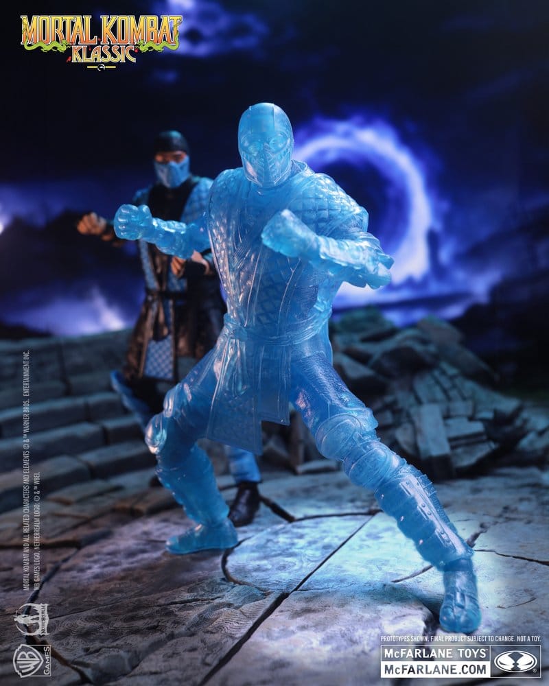 McFarlane Toys Mortal Kombat Klassic Sub-Zero Ice Clone Actionfigur