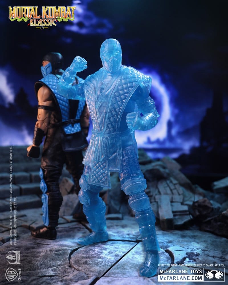 McFarlane Toys Mortal Kombat Klassic Sub-Zero Ice Clone Actionfigur