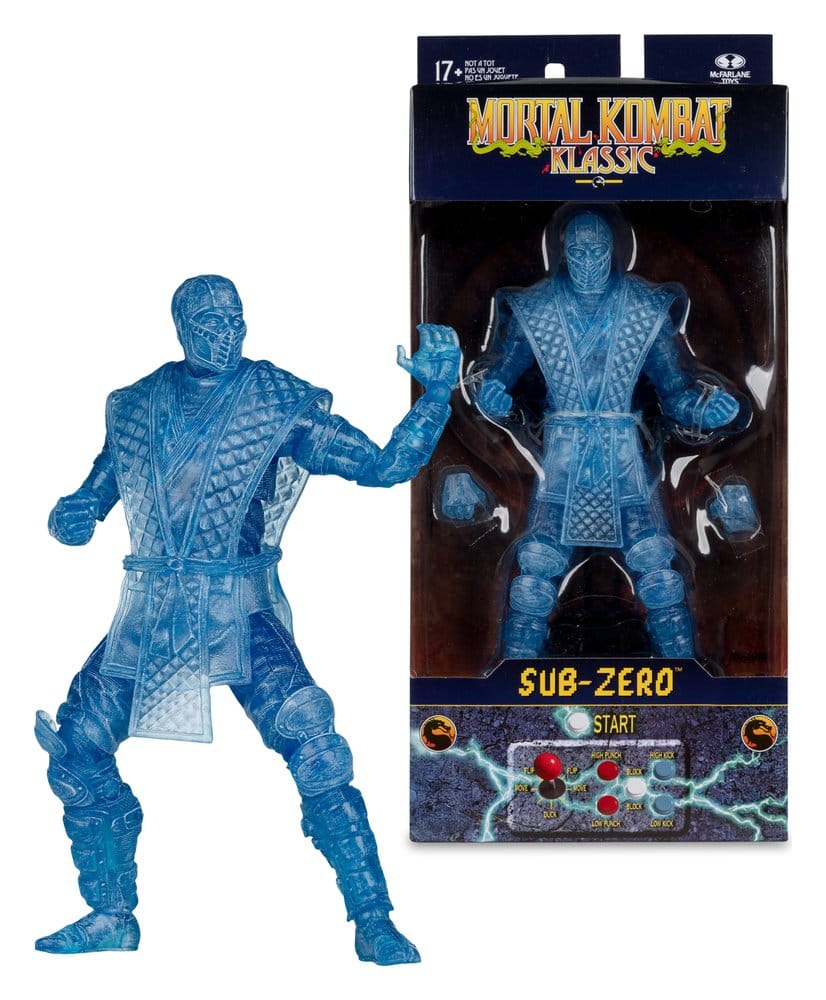 McFarlane Toys Mortal Kombat Klassic Sub-Zero Ice Clone Actionfigur