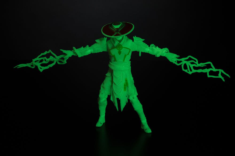 McFarlane Toys Mortal Kombat Raiden Glow in the Dark Edition Gold Label Actionfigur
