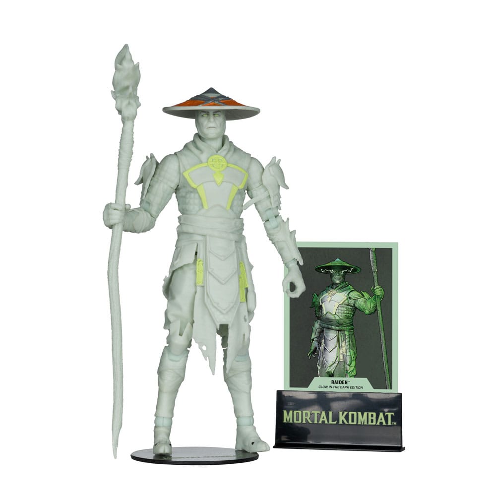McFarlane Toys Mortal Kombat Raiden Glow in the Dark Edition Gold Label Actionfigur