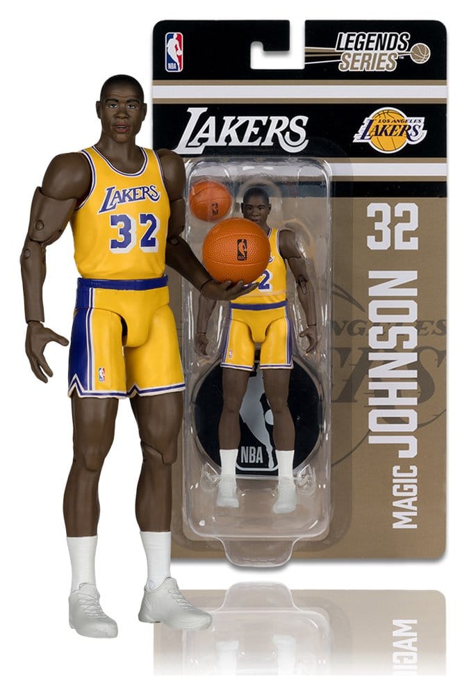 McFarlane Toys NBA Legends Series Earvin Magic Johnson Los Angeles Lakers Actionfigur