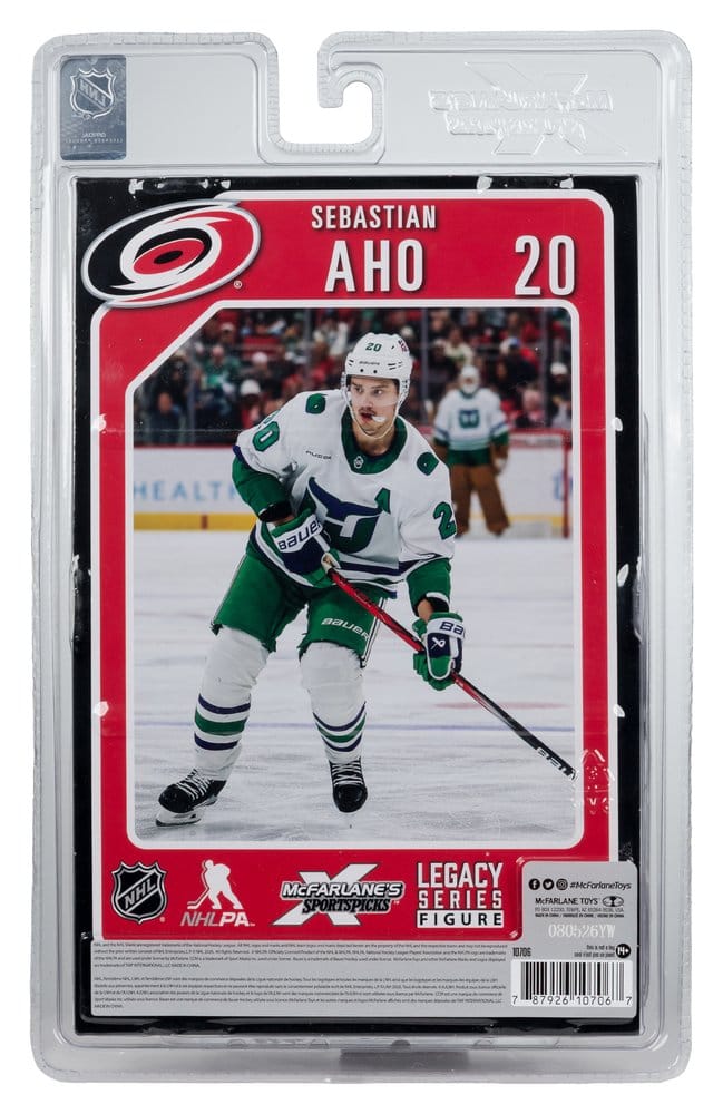 McFarlane Toys NHL Sebastian Aho (Hartford Whalers Retro) McFarlane SportsPicks Actionfigur