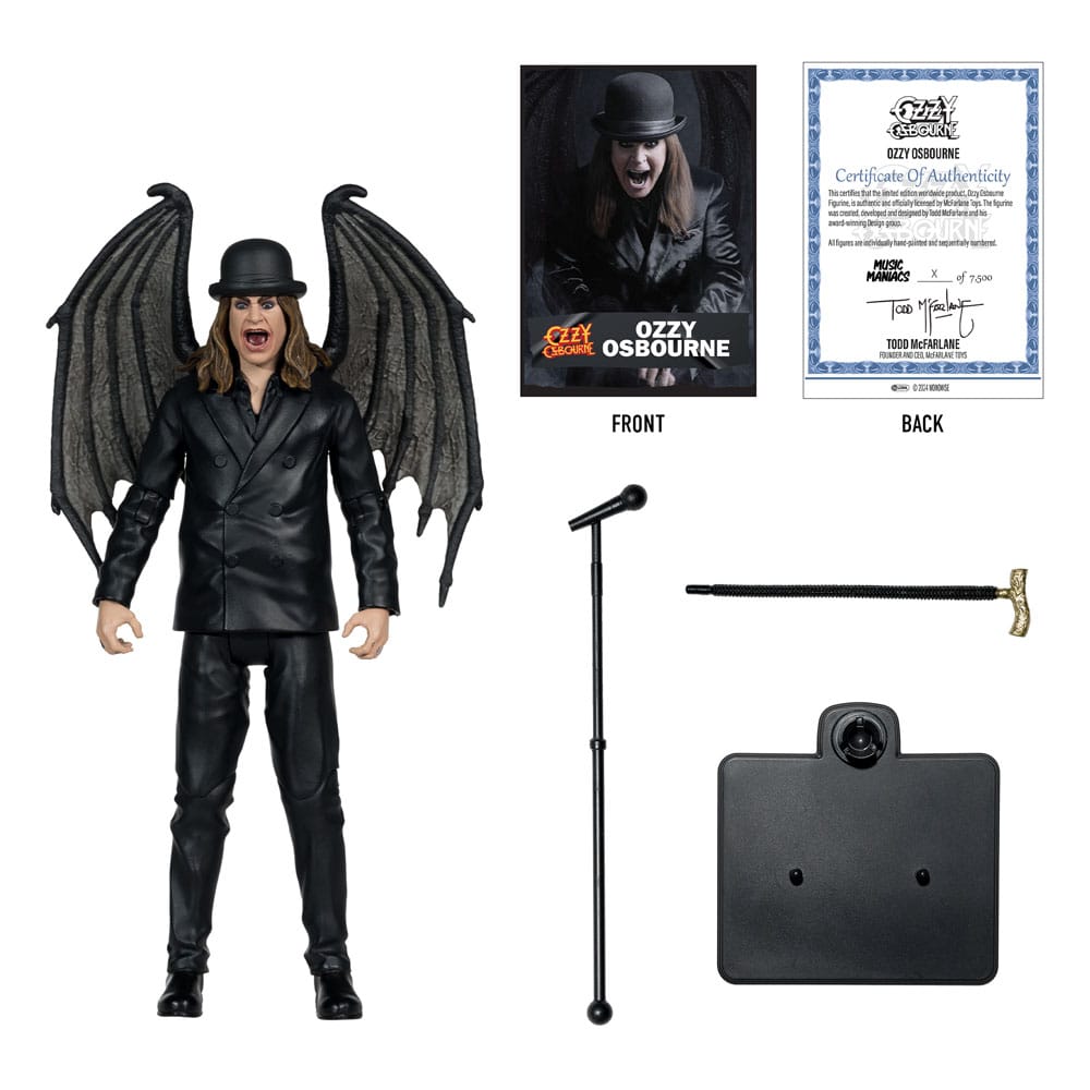 McFarlane Toys Ozzy Osbourne Metal Music Maniacs Actionfigur