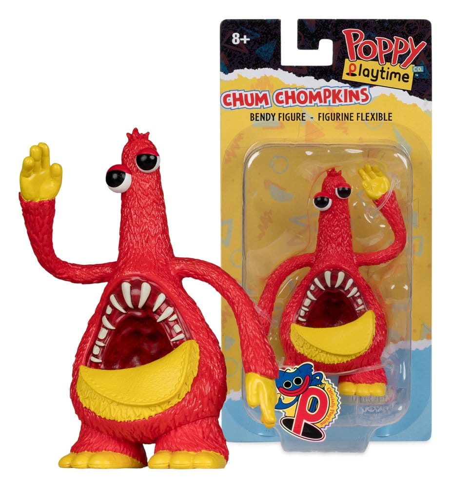 McFarlane Toys Poppy Playtime Chum Chompkins Bendables Actionfigur