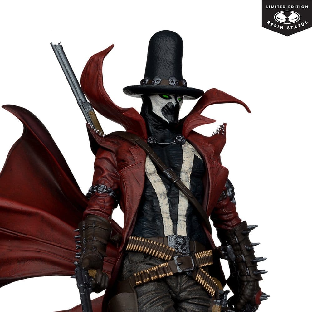 McFarlane Toys Spawn Black White And Red All Over Gunslinger Spawn 1/10 Statue