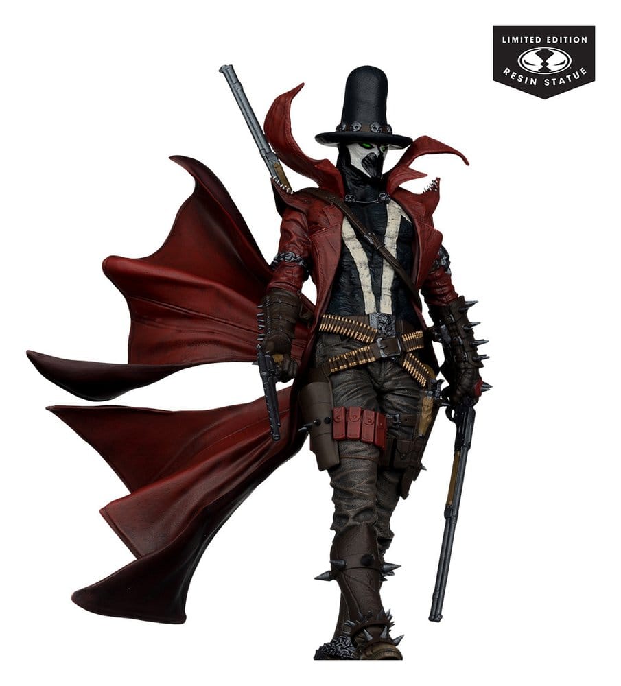 McFarlane Toys Spawn Black White And Red All Over Gunslinger Spawn 1/10 Statue