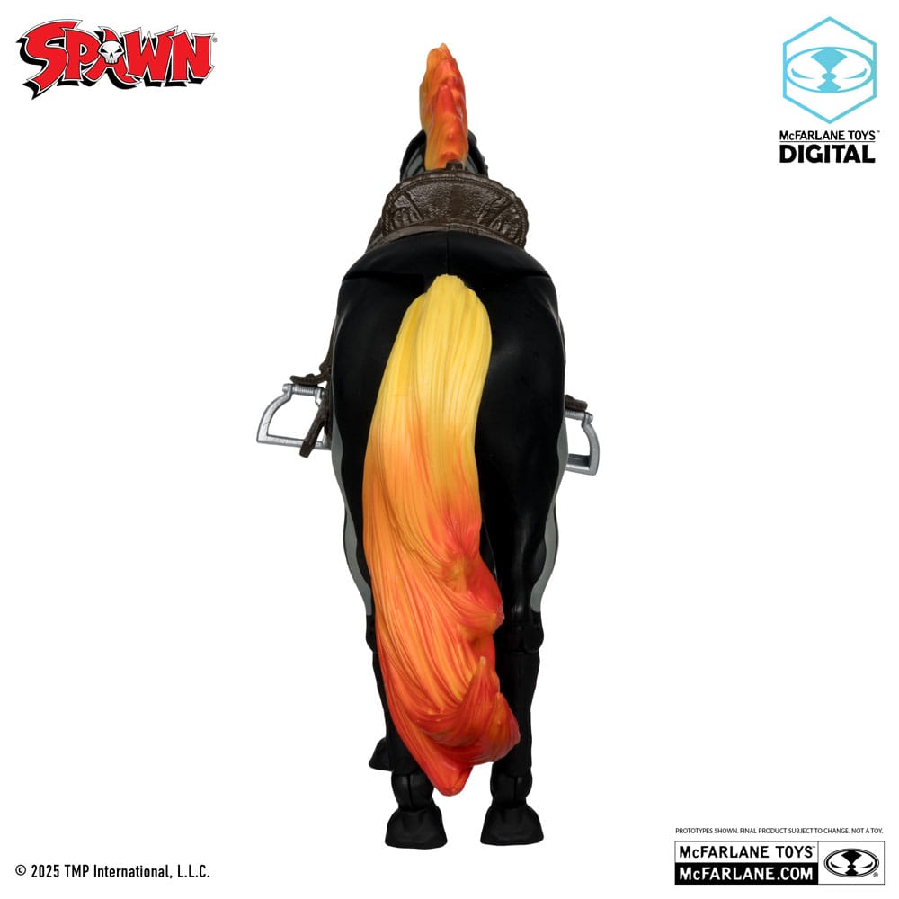 McFarlane Toys Spawn The Dark Ages Bloodaxe mit Pferd 30th Anniversary Actionfigur