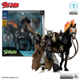 McFarlane Toys Spawn The Dark Ages Bloodaxe mit Pferd 30th Anniversary Actionfigur