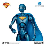 McFarlane Toys Superman 2025 DC Multiverse Deluxe Superman Robot Red Platinum Edition Actionfigur