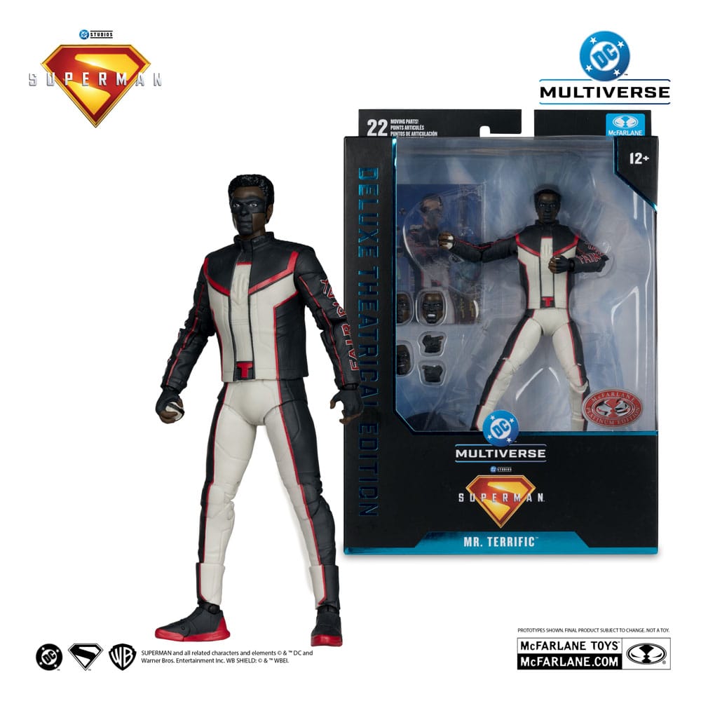 McFarlane Toys Superman (2025) DC Multiverse Mr. Terrific (Red Platinum) Deluxe Actionfigur