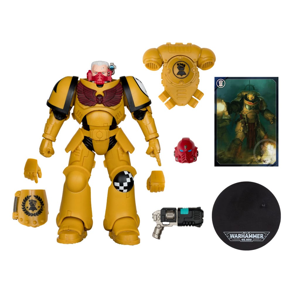McFarlane Toys Warhammer 40,000 Intercessor Sergeant Imperial Fist Gold Label Actionfigur